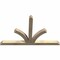 Ekena Millwork Richland Rough Sawn Timber Gable Bracket, Douglas Fir, 72"W x 45"H x 4"D x 4"F, 15/12 Pitch GBW072X45X0404RIC00RDF - alternate 3